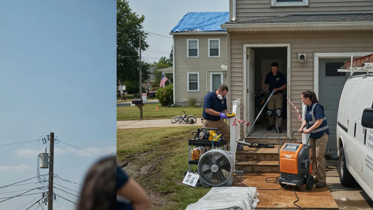 Water Damage Repair in Russiaville, IN near me
